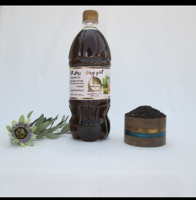 روغن کلزا در حجم یک لیتر تهیه شده به روش پرس سرد یا cold press