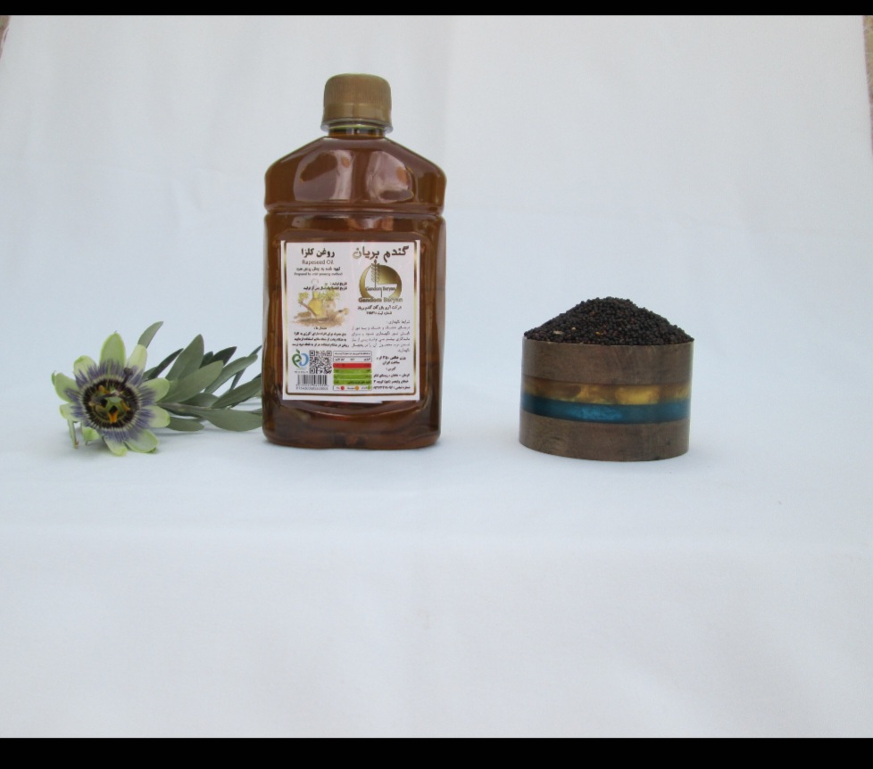 روغن کلزا در حجم 350 میلی لیتر تهیه شده به روش پرس سرد یا cold press